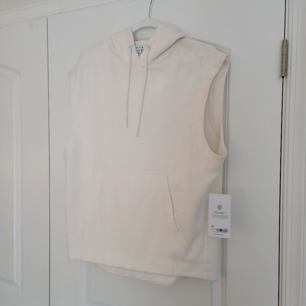 Athleta Retroplush Cocoon Hoodie Sweatshirt in Magnolia White Size S $109 - Picture 11 of 14
